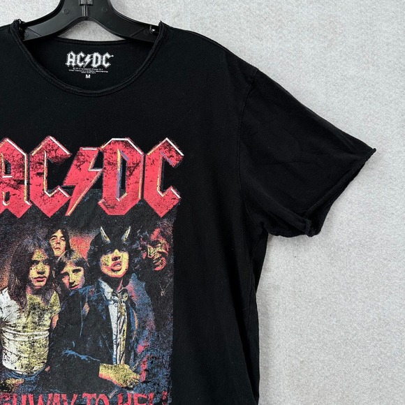 AC/DC Highway To‎ Hell T-Shirt Men's Size MEDIUM Official Metal - Picture 5 of 9